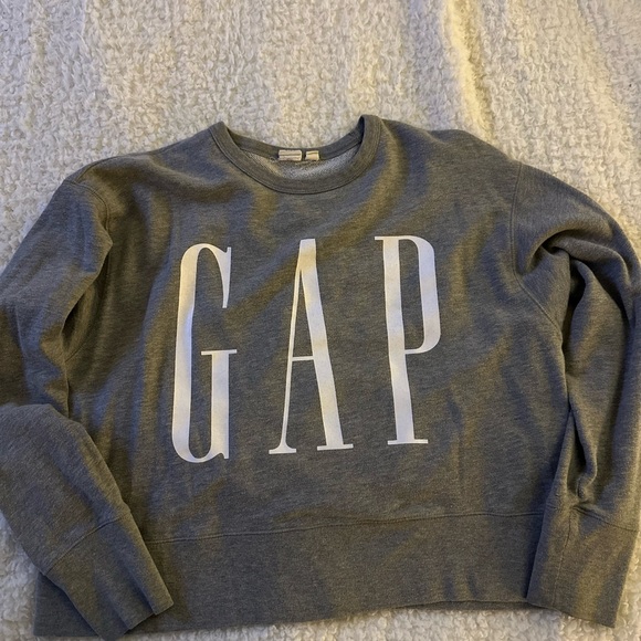 GAP Heather Gray Crewneck - Picture 1 of 3